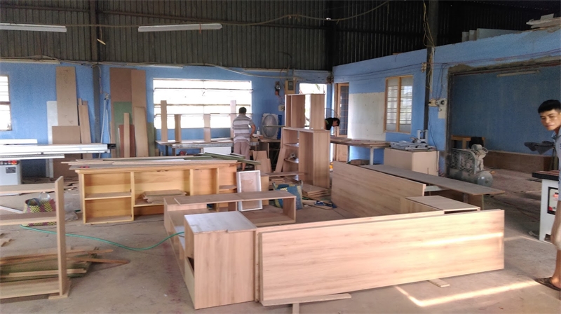 Xưởng mộc làm tủ bếp gỗ giá rẻ ở Thủ Đức