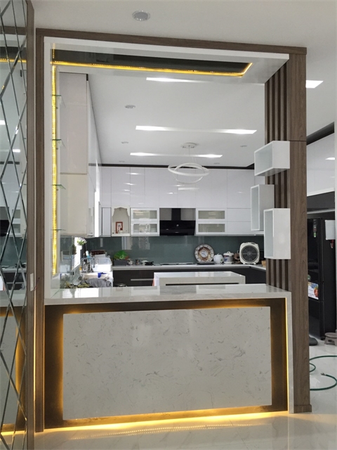 Xưởng mộc thi công tủ bếp giá rẻ tại quận Bình Thạnh uy tín