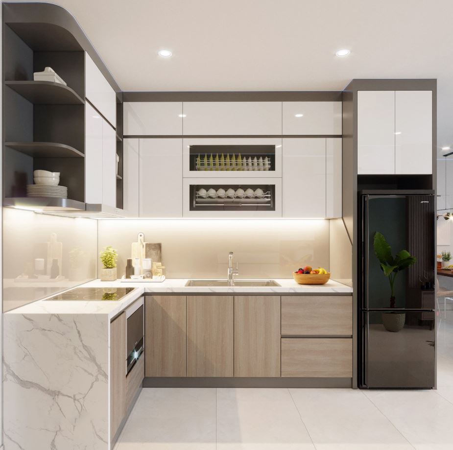 Đóng tủ bếp đẹp