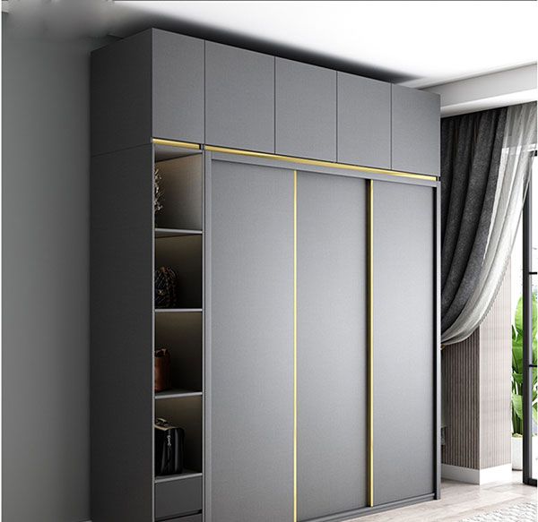 Mẫu tủ quần áo cửa lùa 3 cánh
