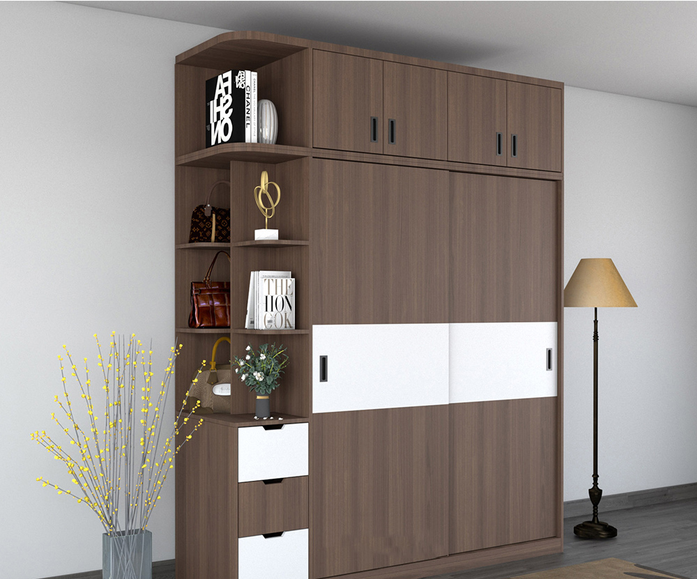 Kích thước của tủ quần áo cửa lùa