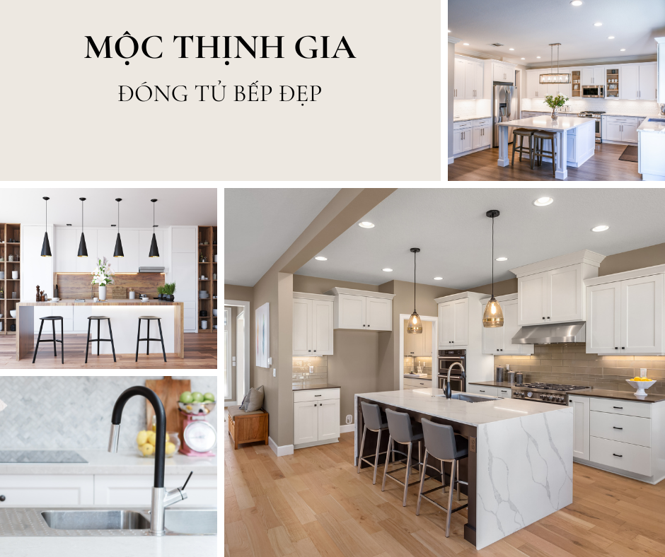 Đóng tủ bếp đẹp