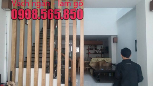Vách ngăn gỗ, vách lam gỗ quận 2