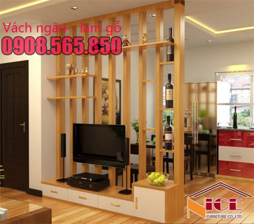 Vách ngăn gỗ, vách lam gỗ quận Thủ Đức