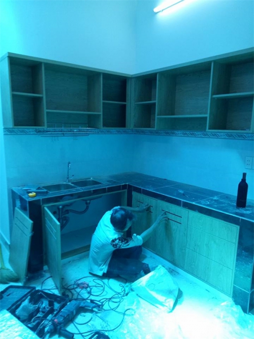 Xưởng mộc đóng tủ bếp quận 4