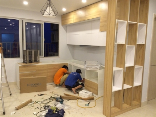 Xưởng mộc đóng tủ bếp quận 6