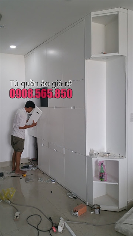 Xưởng mộc làm tủ âm tường quận 6