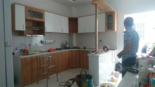 Xưởng mộc làm tủ bếp gỗ đẹp quận 7
