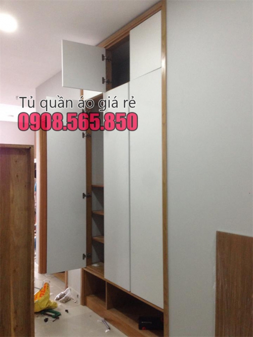 Xưởng mộc thi công tủ âm tường quận 9