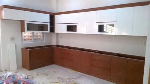 Xưởng mộc thiết kế tủ bếp gỗ cao cấp quận 2
