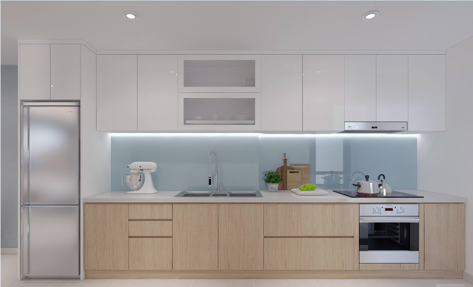 Báo giá tủ bếp MDF phủ Melamine