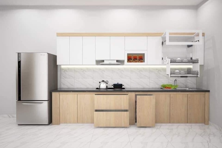Báo giá tủ bếp MDF