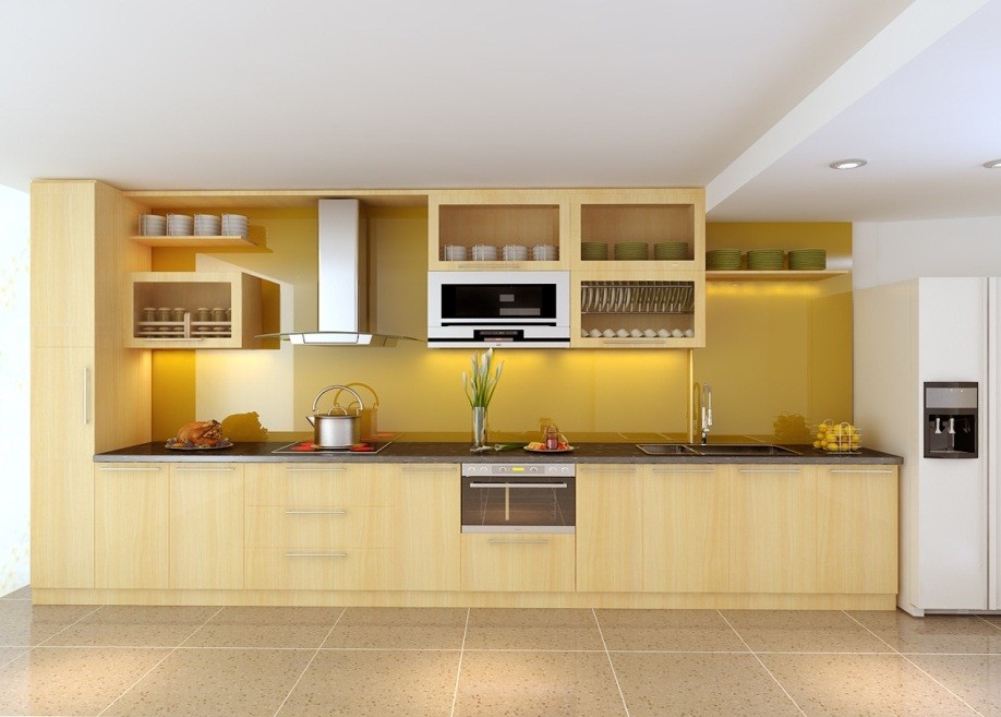 Tủ bếp Veneer